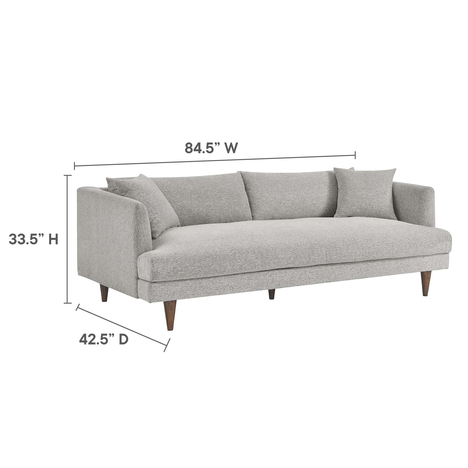 Zoya Down Filled Overstuffed Sofa and Ottoman Set By Modway - EEI-6614 | Sectional | Modishstore - 28