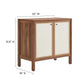 Capri 33" Wood Grain Storage Cabinet By Modway - EEI-6615 | Cabinets | Modishstore - 7
