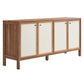 Capri 65" Wood Grain Sideboard Storage Cabinet By Modway - EEI-6616 | Cabinets | Modishstore - 1