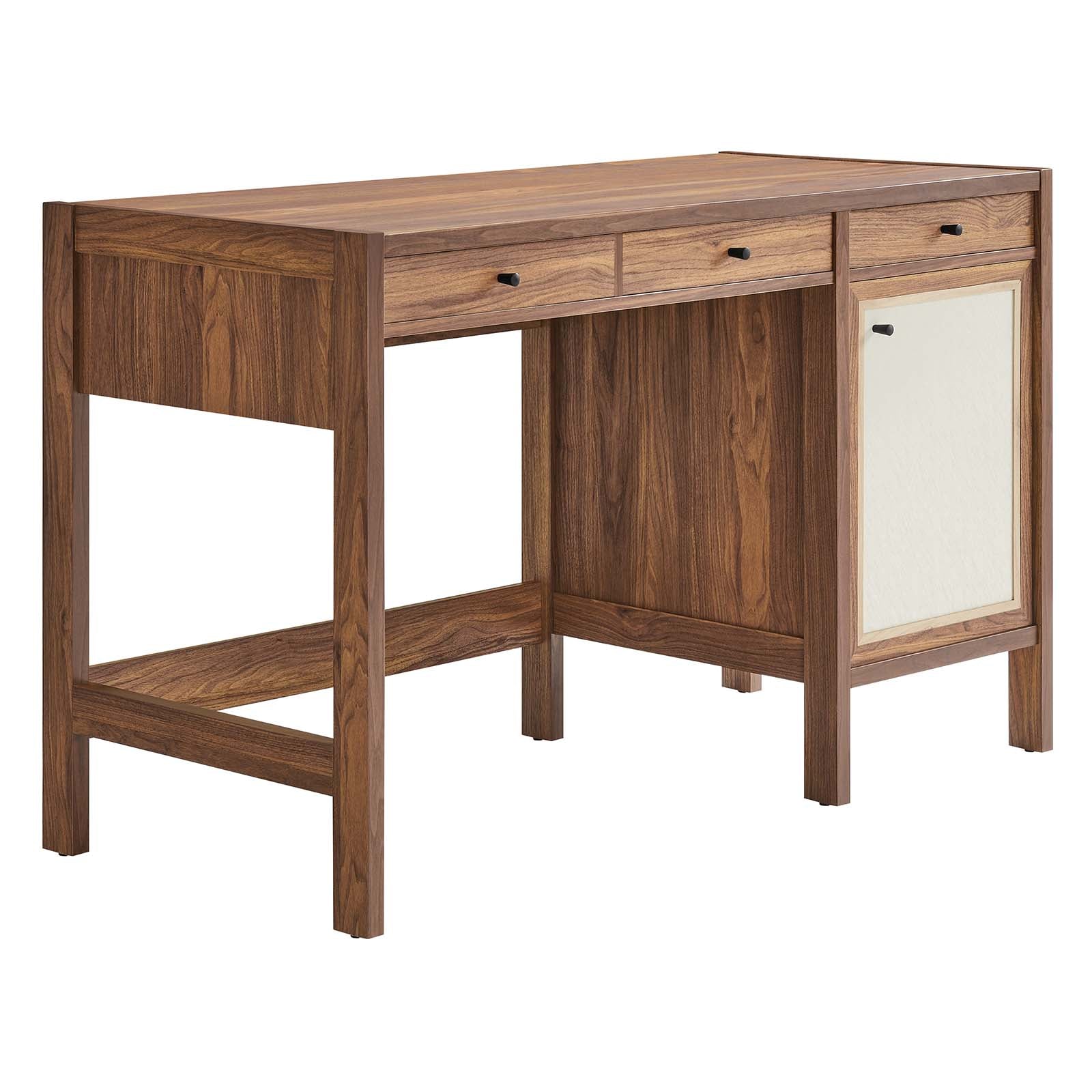 Capri 49" Wood Grain Office Desk By Modway - EEI-6617 | Cabinets | Modishstore - 2