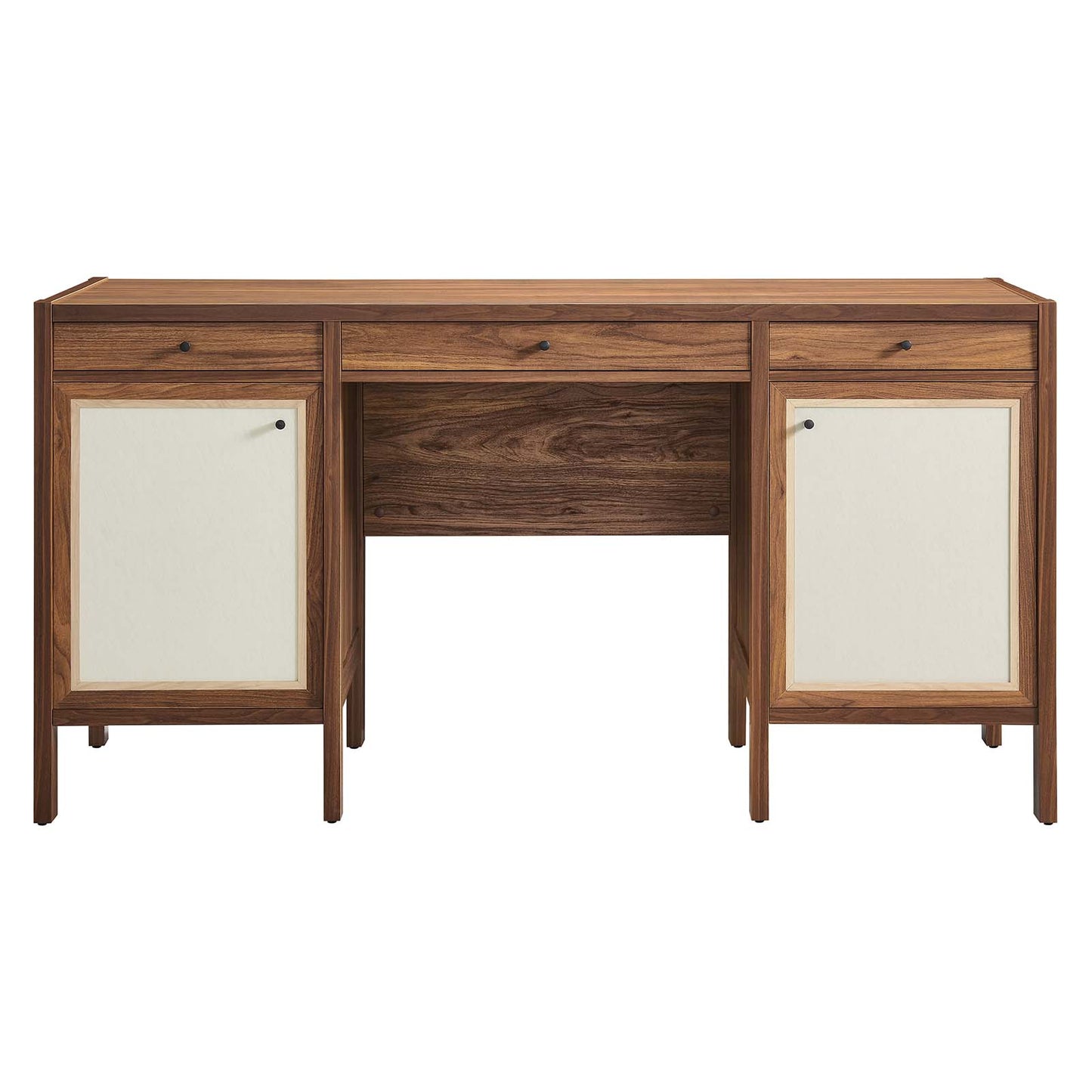 Capri 58" Wood Grain Office Desk By Modway - EEI-6618 | Cabinets | Modishstore - 4