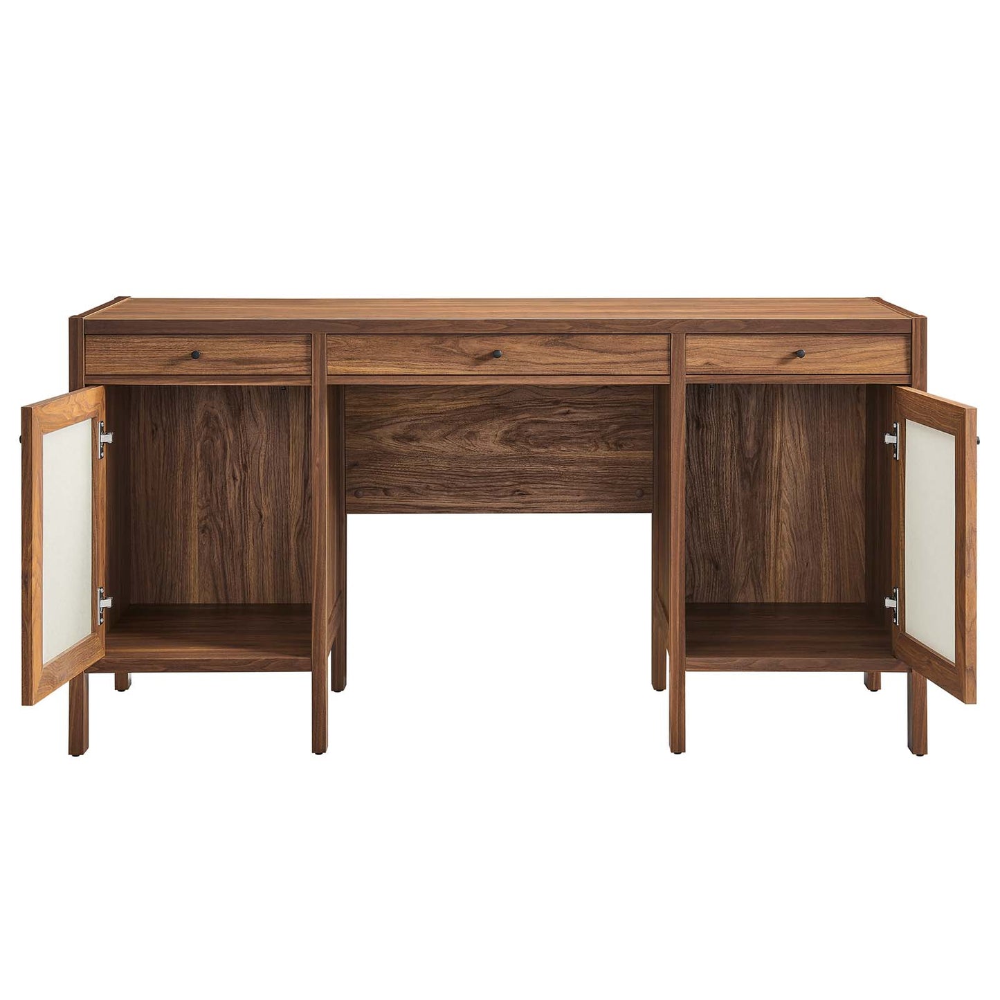 Capri 58" Wood Grain Office Desk By Modway - EEI-6618 | Cabinets | Modishstore - 5