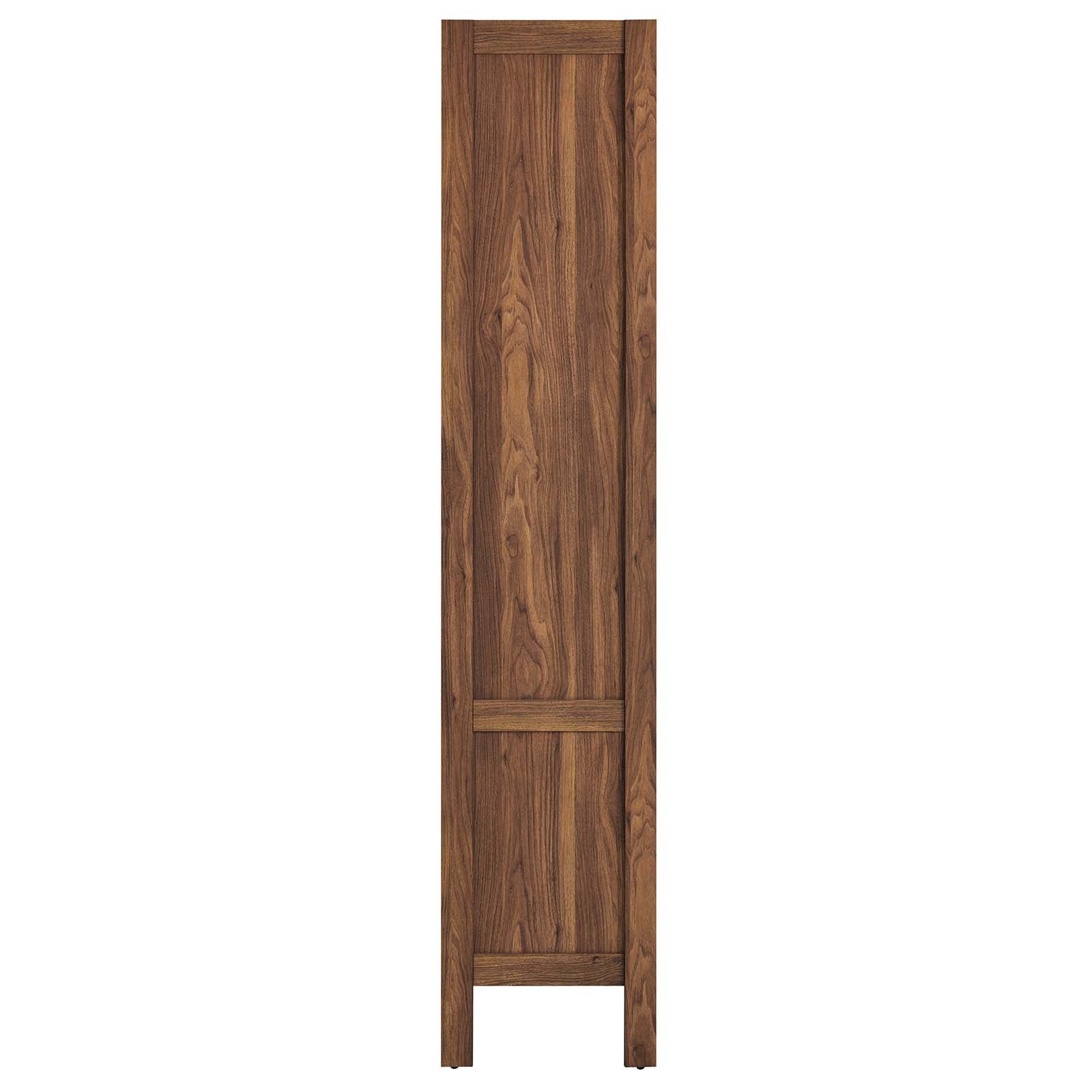 Capri 4-Shelf Wood Grain Bookcase By Modway - EEI-6619 | Cabinets | Modishstore - 2
