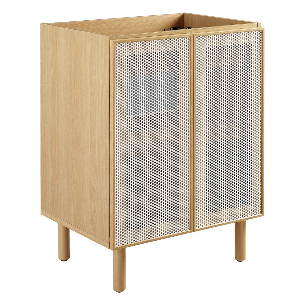 Calla 24" Perforated Metal Bathroom Vanity Cabinet (Sink Basin Not Included) By Modway - EEI-6621 | Bathroom Accessories | Modishstore - 1