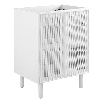 Calla 24" Perforated Metal Bathroom Vanity Cabinet (Sink Basin Not Included) By Modway - EEI-6621 | Bathroom Accessories | Modishstore - 9