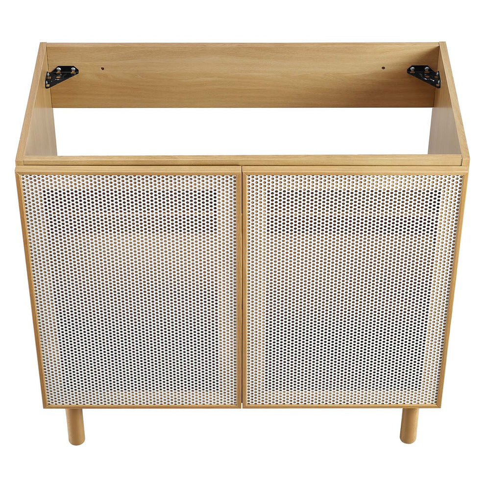 Calla 36" Perforated Metal Bathroom Vanity Cabinet (Sink Basin Not Included) By Modway - EEI-6622 | Bathroom Accessories | Modishstore - 5