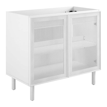 Calla 36" Perforated Metal Bathroom Vanity Cabinet (Sink Basin Not Included) By Modway - EEI-6622 | Bathroom Accessories | Modishstore - 9