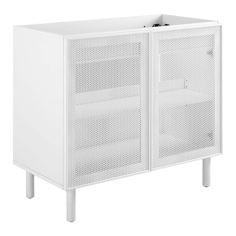 Calla 36" Perforated Metal Bathroom Vanity Cabinet (Sink Basin Not Included) By Modway - EEI-6622 | Bathroom Accessories | Modishstore - 9