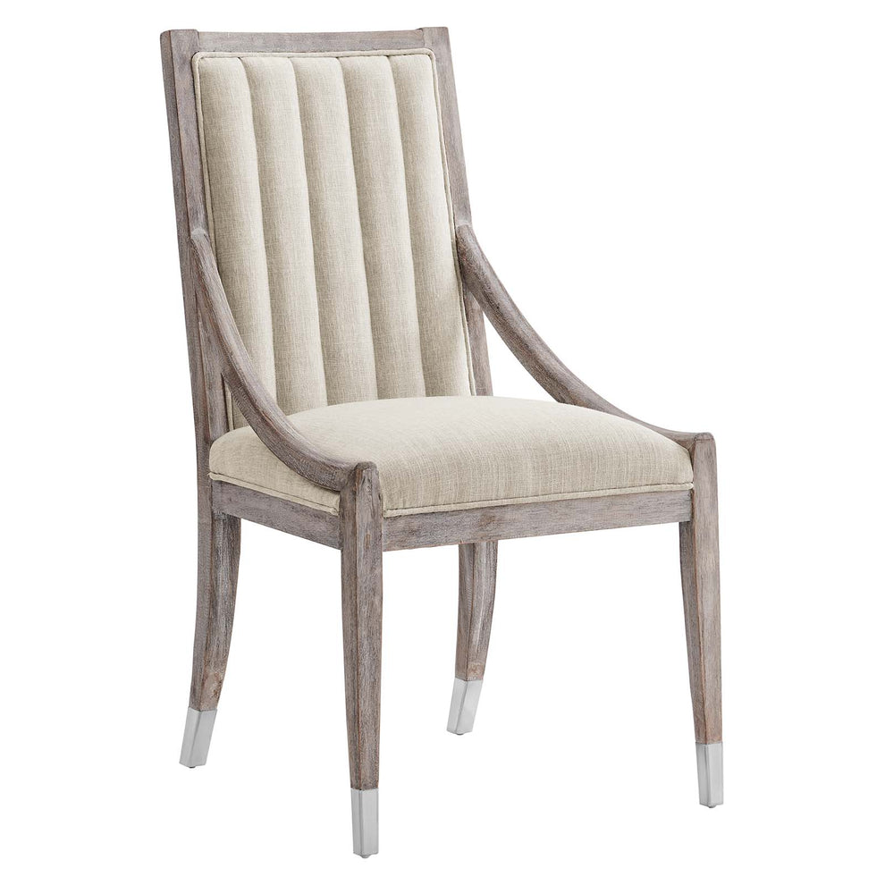 Maison French Vintage Tufted Fabric Dining Armchairs Set of 2 By Modway - EEI-6624 | Dining Chairs | Modishstore - 3