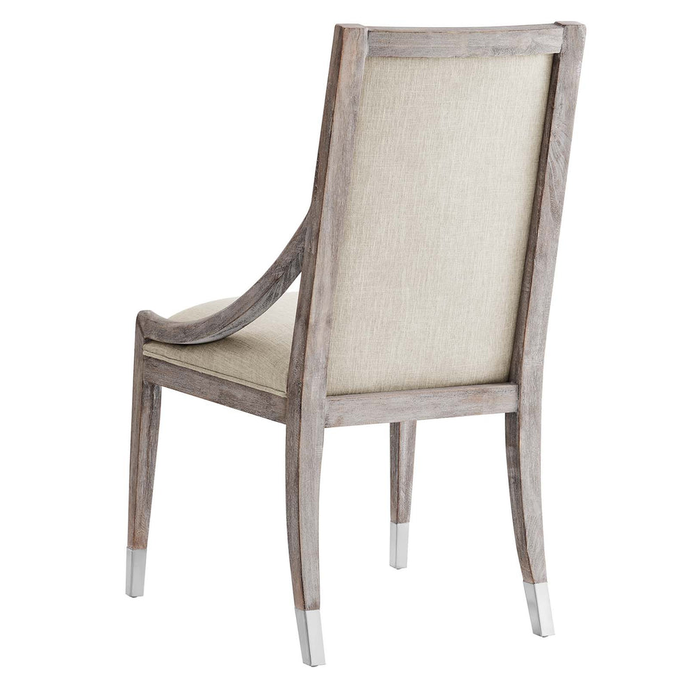 Maison French Vintage Tufted Fabric Dining Armchairs Set of 2 By Modway - EEI-6624 | Dining Chairs | Modishstore - 5