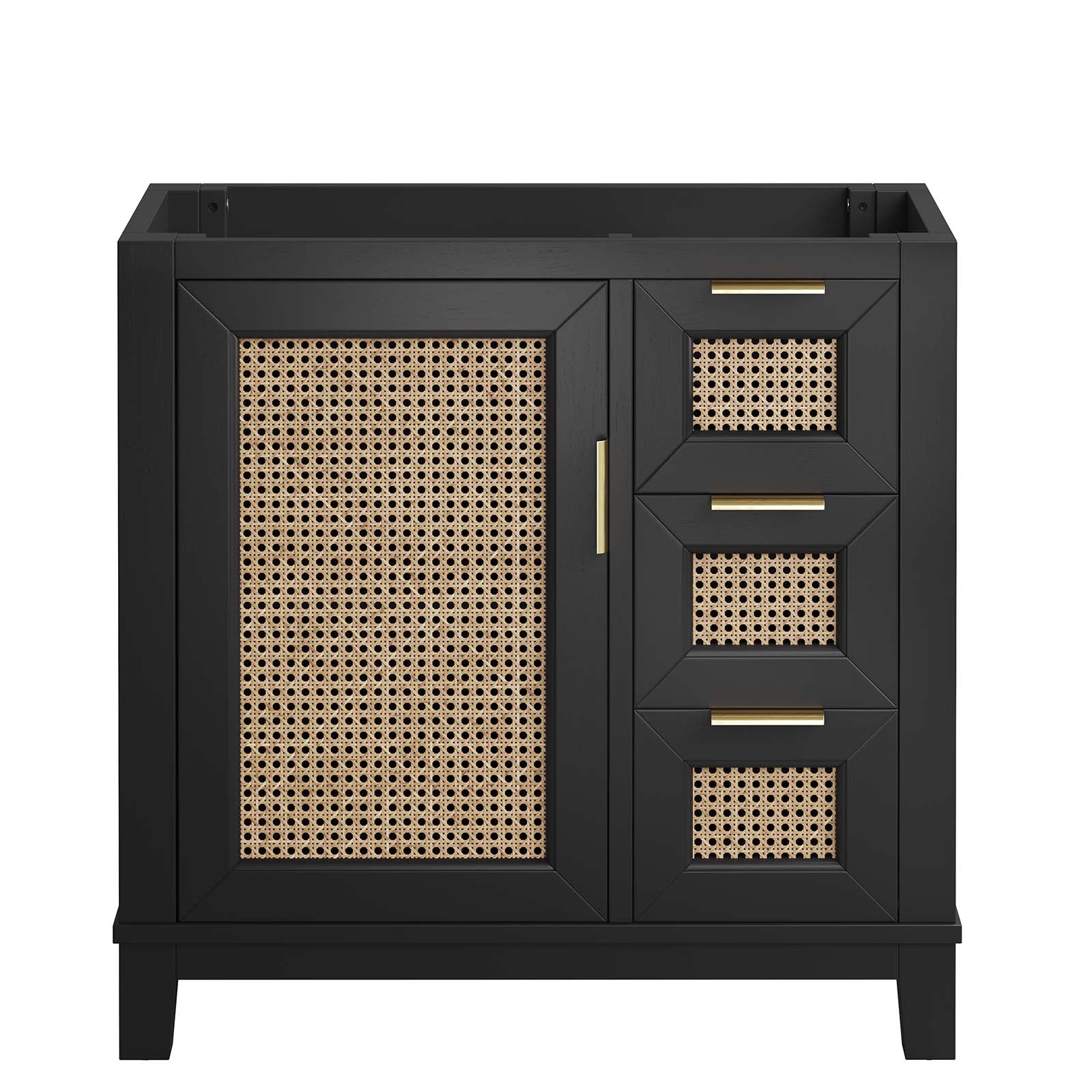 Dixie 36” Solid Wood Bathroom Vanity Cabinet (Sink Basin Not Included) By Modway - EEI-6626 | Bathroom Accessories | Modishstore - 6