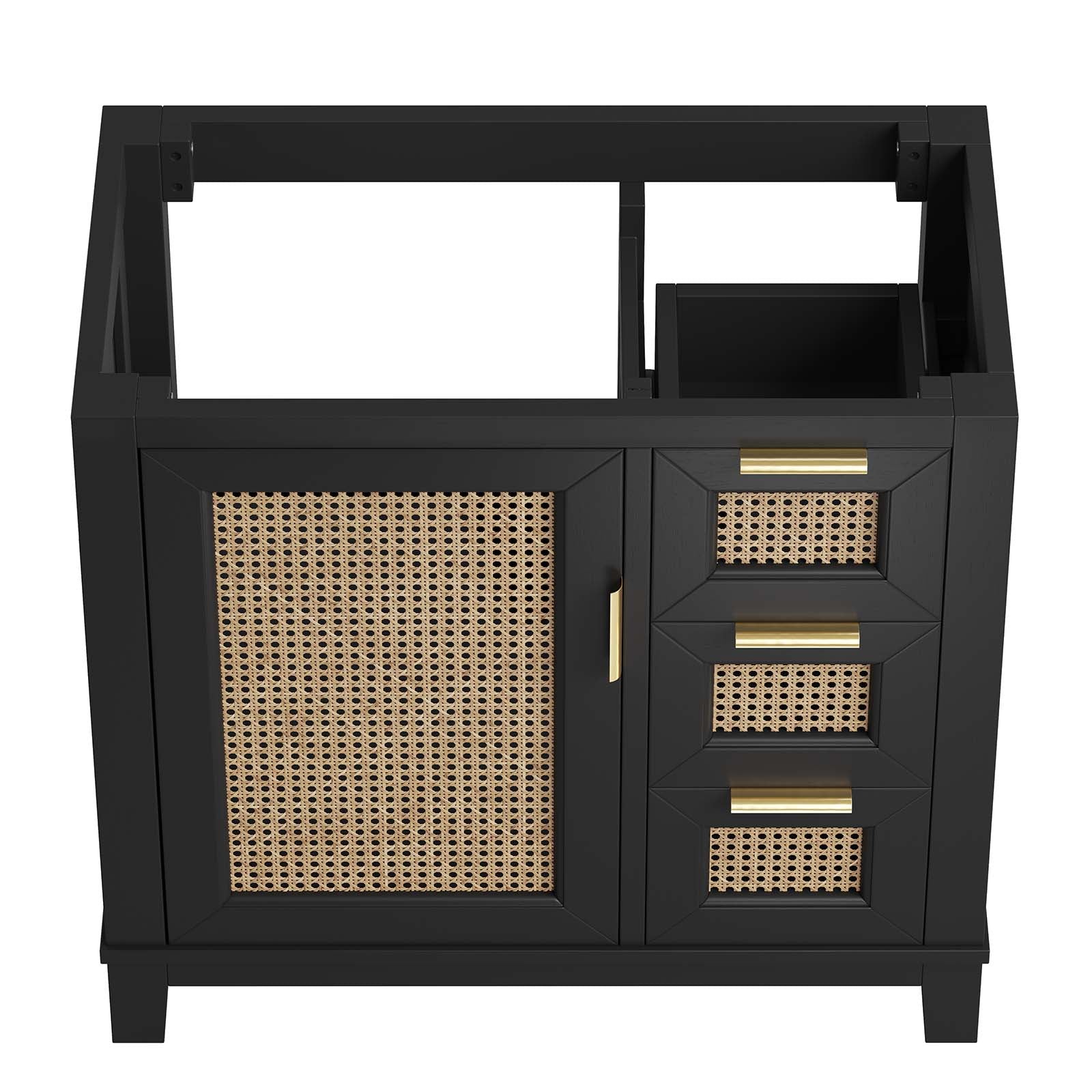 Dixie 36” Solid Wood Bathroom Vanity Cabinet (Sink Basin Not Included) By Modway - EEI-6626 | Bathroom Accessories | Modishstore - 7