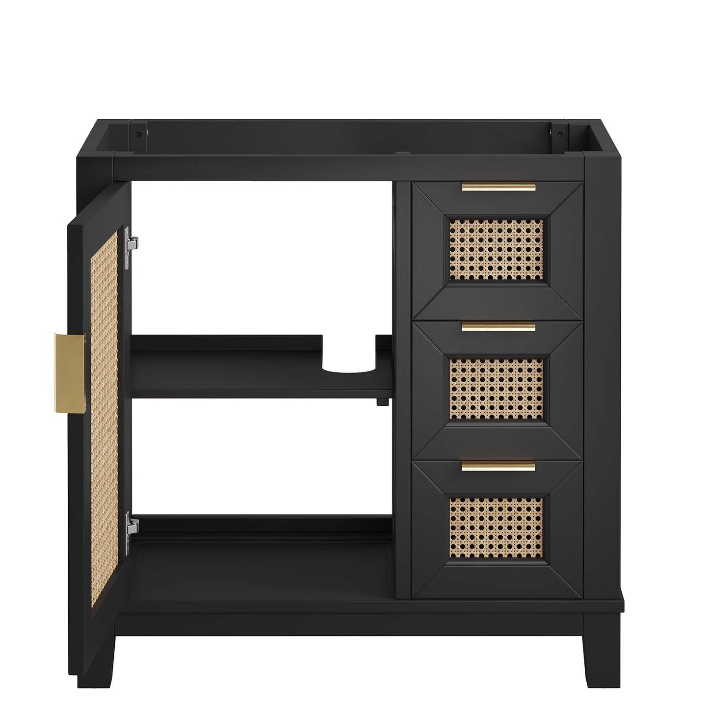 Dixie 36” Solid Wood Bathroom Vanity Cabinet (Sink Basin Not Included) By Modway - EEI-6626 | Bathroom Accessories | Modishstore - 8