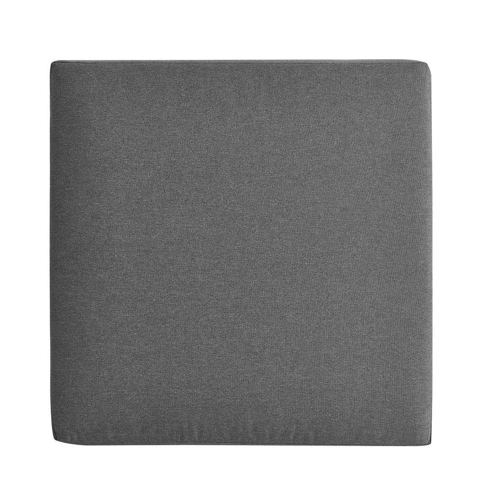 Tahoe Outdoor Patio Powder-Coated Aluminum Ottoman By Modway - EEI-6627 | Outdoor Sofas, Loveseats & Sectionals | Modishstore - 4