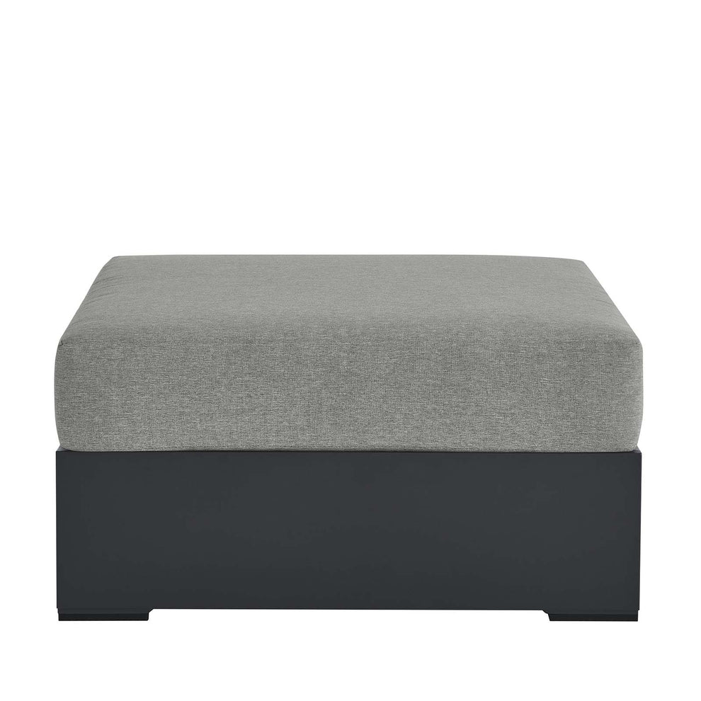 Tahoe Outdoor Patio Powder-Coated Aluminum Ottoman By Modway - EEI-6627 | Outdoor Sofas, Loveseats & Sectionals | Modishstore - 10