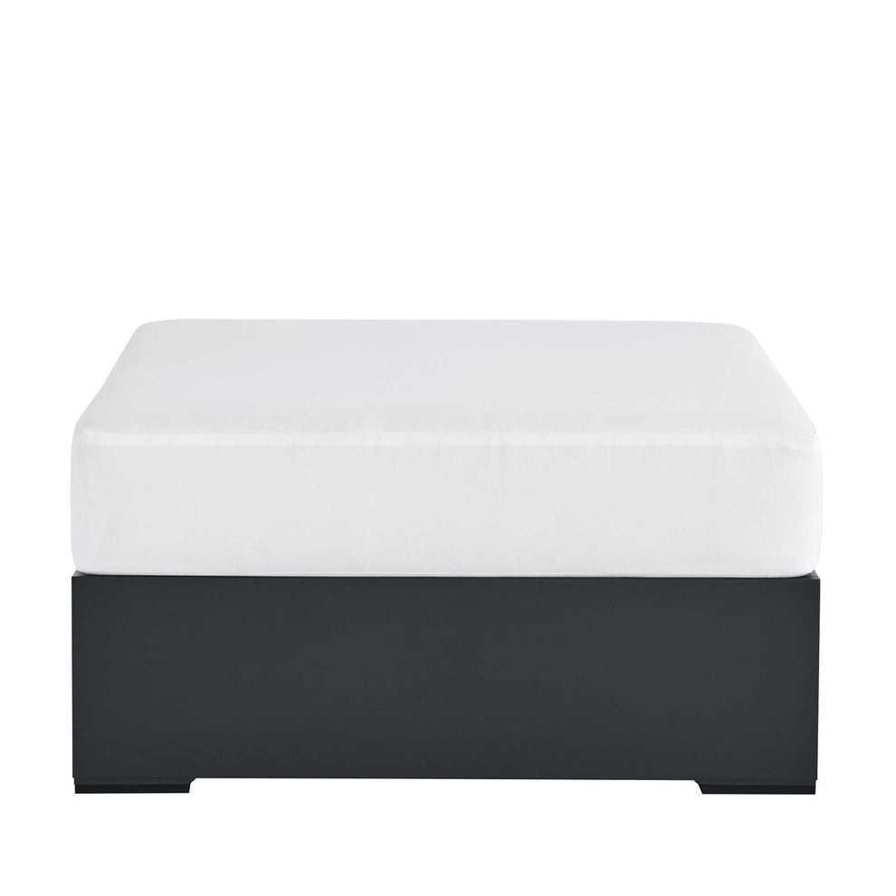 Tahoe Outdoor Patio Powder-Coated Aluminum Ottoman By Modway - EEI-6627 | Outdoor Sofas, Loveseats & Sectionals | Modishstore - 18