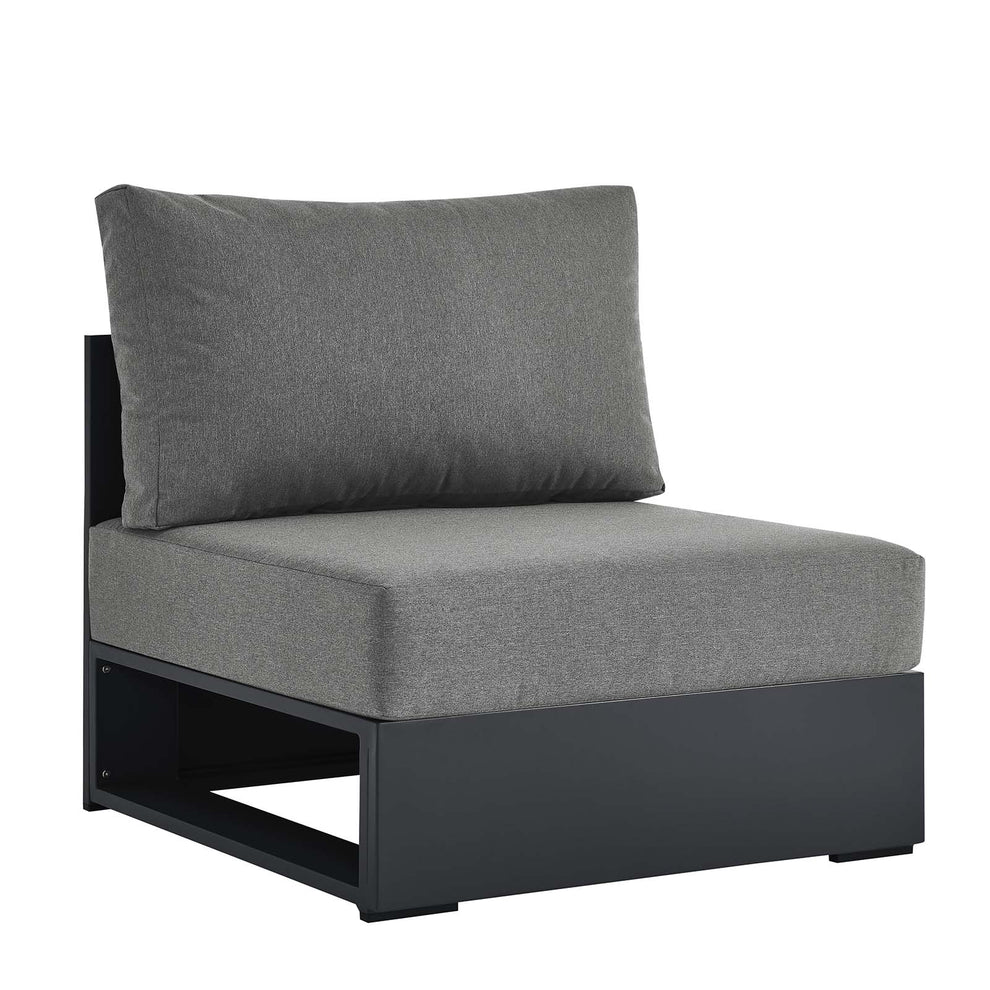 Tahoe Outdoor Patio Powder-Coated Aluminum Modular Armless Chair By Modway - EEI-6628 | Outdoor Sofas, Loveseats & Sectionals | Modishstore - 1