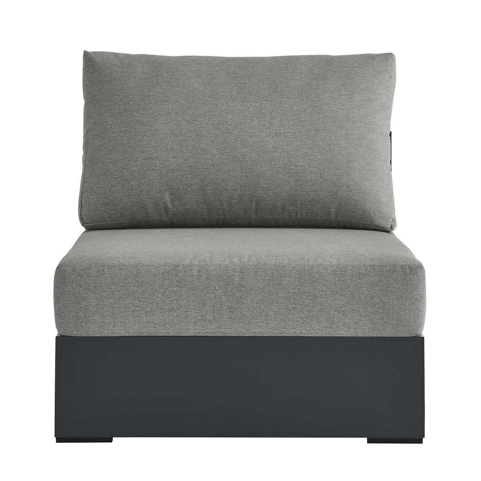 Tahoe Outdoor Patio Powder-Coated Aluminum Modular Armless Chair By Modway - EEI-6628 | Outdoor Sofas, Loveseats & Sectionals | Modishstore - 12