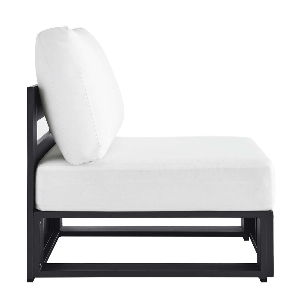 Tahoe Outdoor Patio Powder-Coated Aluminum Modular Armless Chair By Modway - EEI-6628 | Outdoor Sofas, Loveseats & Sectionals | Modishstore - 18
