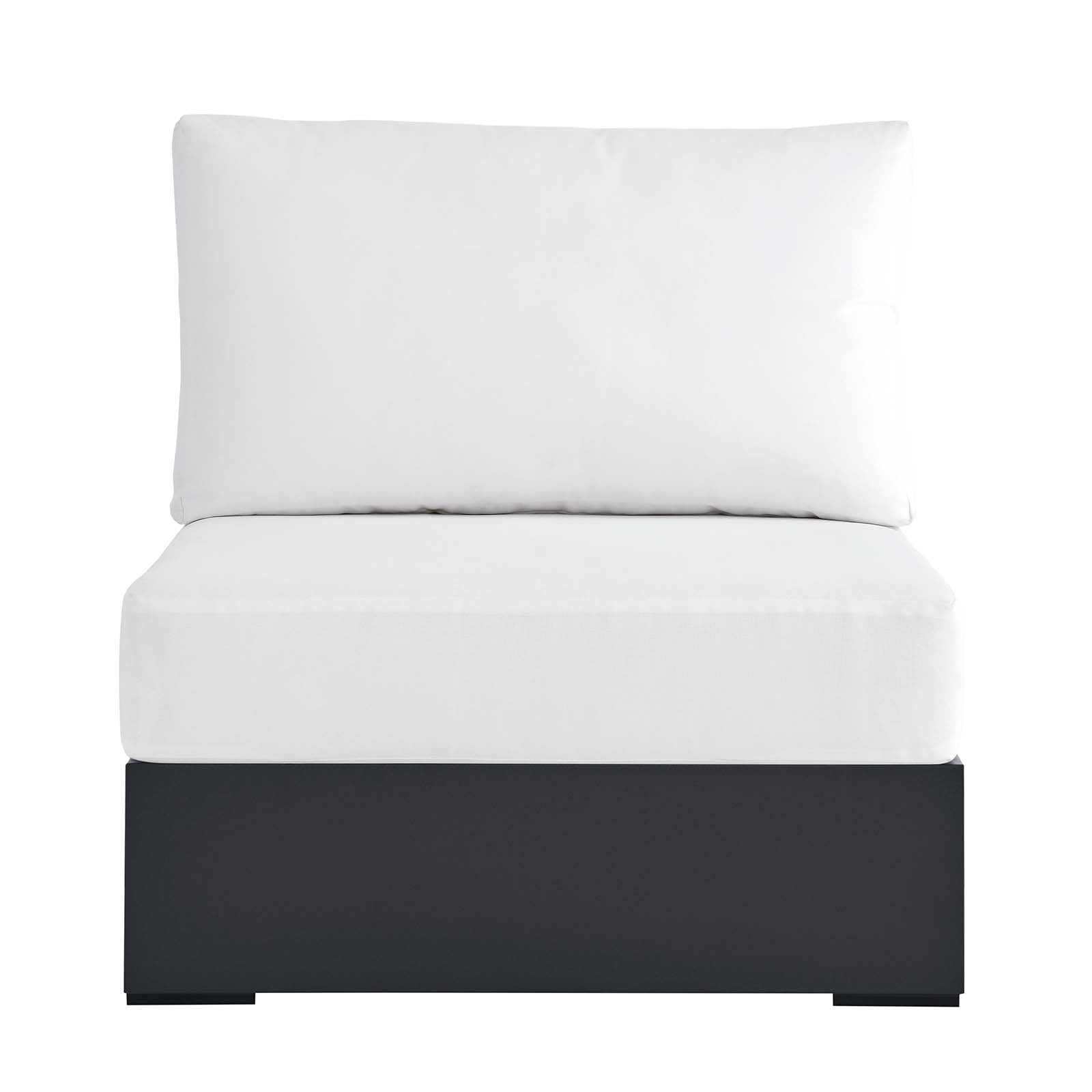 Tahoe Outdoor Patio Powder-Coated Aluminum Modular Armless Chair By Modway - EEI-6628 | Outdoor Sofas, Loveseats & Sectionals | Modishstore - 20