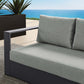 Tahoe Outdoor Patio Powder-Coated Aluminum Modular Left-Facing Loveseat By Modway - EEI-6629 | Outdoor Sofas, Loveseats & Sectionals | Modishstore - 16