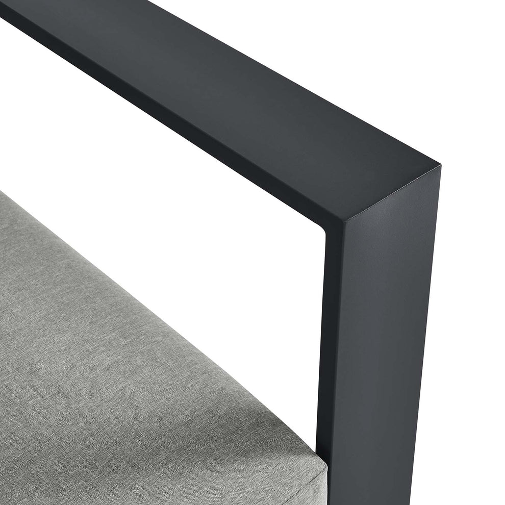 Tahoe Outdoor Patio Powder-Coated Aluminum Modular Right-Facing Loveseat By Modway - EEI-6630 | Outdoor Sofas, Loveseats & Sectionals | Modishstore - 13