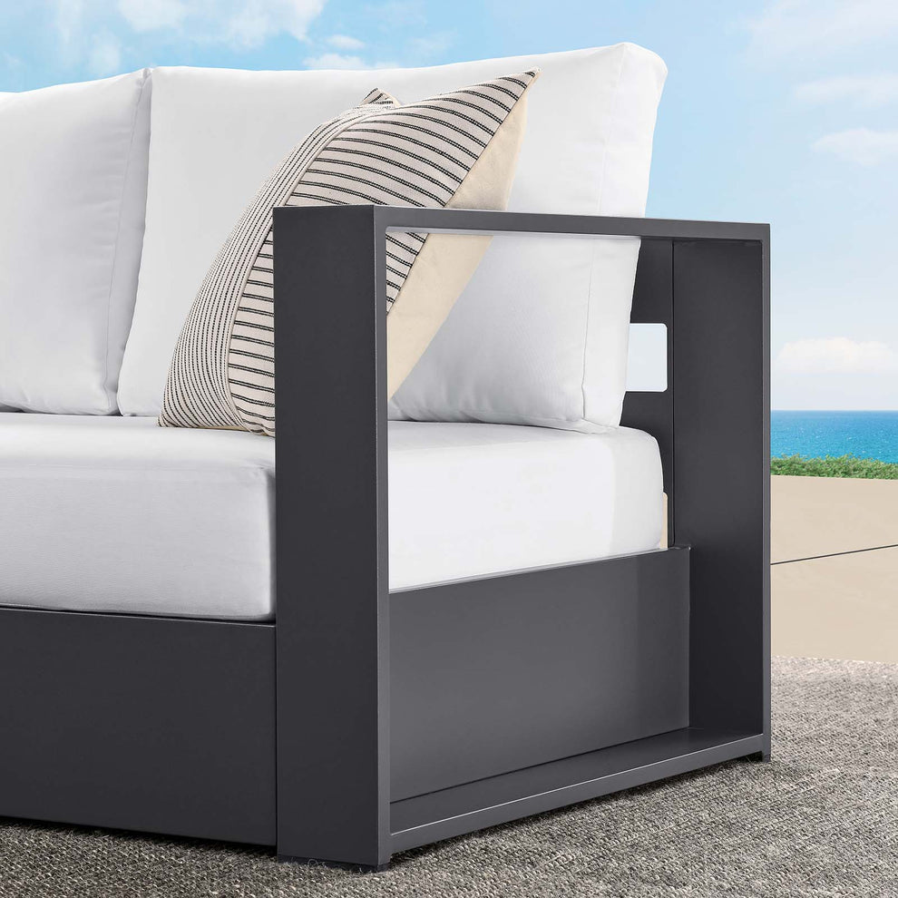 Tahoe Outdoor Patio Powder-Coated Aluminum Modular Right-Facing Loveseat By Modway - EEI-6630 | Outdoor Sofas, Loveseats & Sectionals | Modishstore - 24