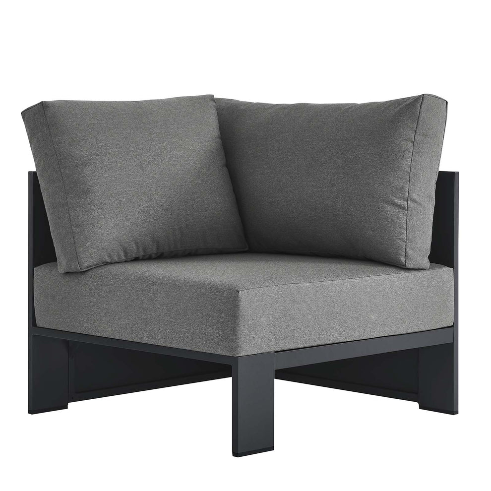 Tahoe Outdoor Patio Powder-Coated Aluminum Modular Corner Chair By Modway - EEI-6631 | Outdoor Sofas, Loveseats & Sectionals | Modishstore - 2