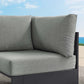 Tahoe Outdoor Patio Powder-Coated Aluminum Modular Corner Chair By Modway - EEI-6631 | Outdoor Sofas, Loveseats & Sectionals | Modishstore - 15