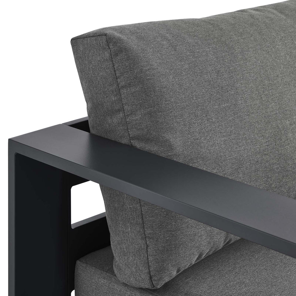 Tahoe Outdoor Patio Powder-Coated Aluminum Modular Left-Facing Chaise Lounge By Modway - EEI-6632 | Outdoor Sofas, Loveseats & Sectionals | Modishstore - 5
