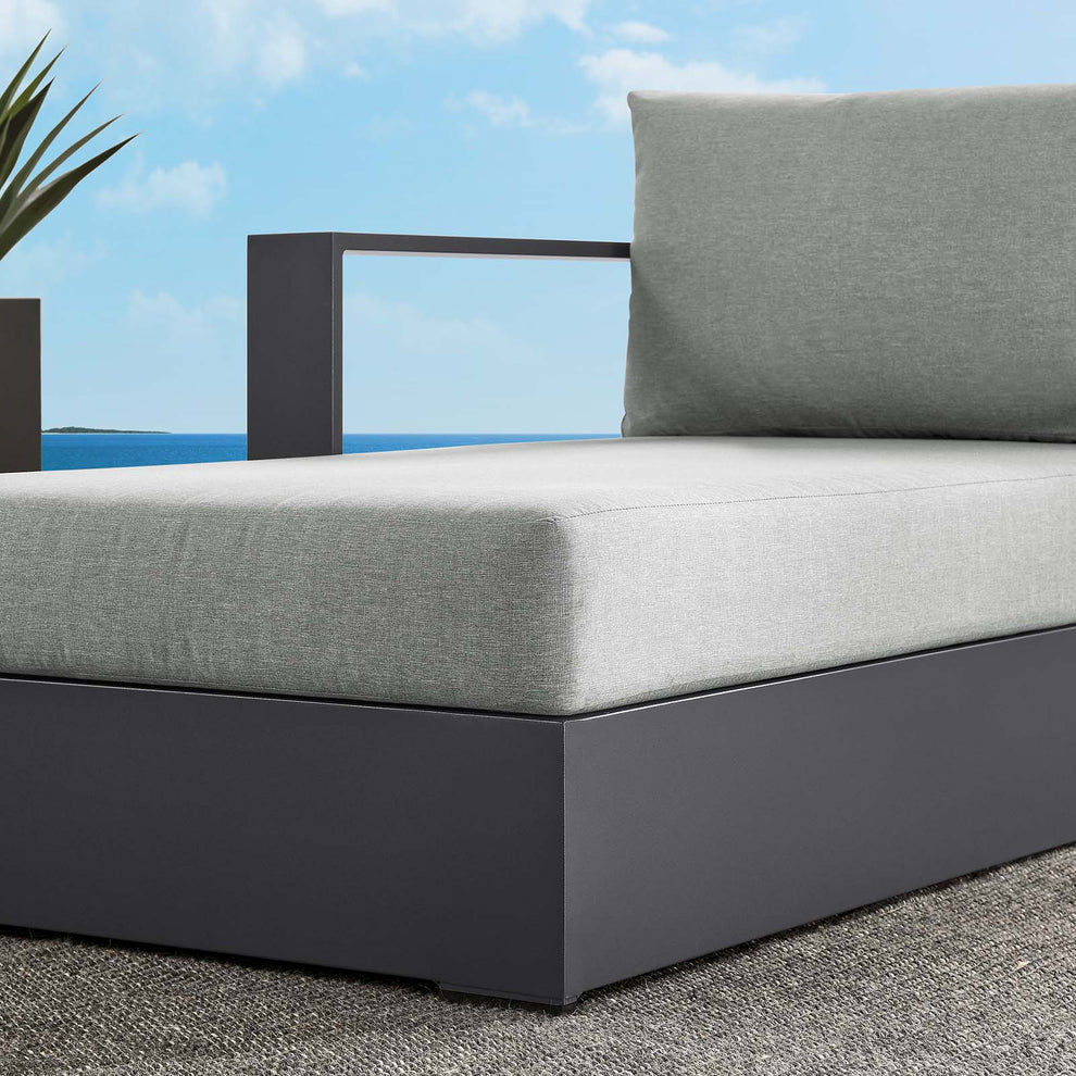 Tahoe Outdoor Patio Powder-Coated Aluminum Modular Left-Facing Chaise Lounge By Modway - EEI-6632 | Outdoor Sofas, Loveseats & Sectionals | Modishstore - 16