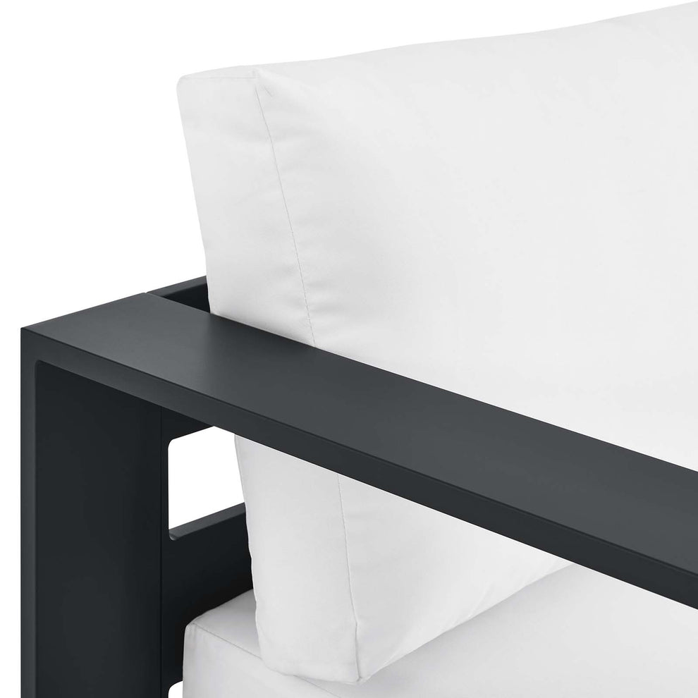 Tahoe Outdoor Patio Powder-Coated Aluminum Modular Left-Facing Chaise Lounge By Modway - EEI-6632 | Outdoor Sofas, Loveseats & Sectionals | Modishstore - 21