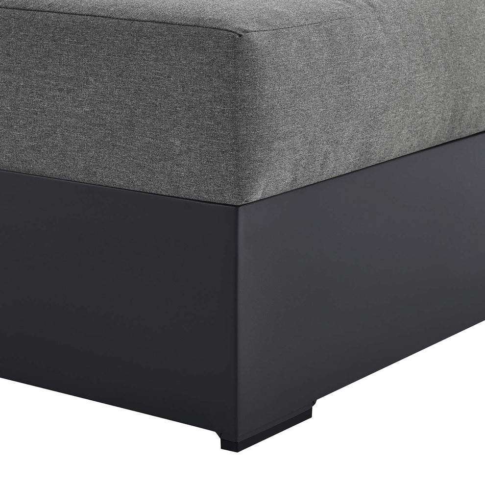 Tahoe Outdoor Patio Powder-Coated Aluminum Modular Right-Facing Chaise Lounge By Modway - EEI-6633 | Outdoor Sofas, Loveseats & Sectionals | Modishstore - 5