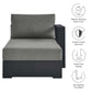 Tahoe Outdoor Patio Powder-Coated Aluminum Modular Right-Facing Chaise Lounge By Modway - EEI-6633 | Outdoor Sofas, Loveseats & Sectionals | Modishstore - 6