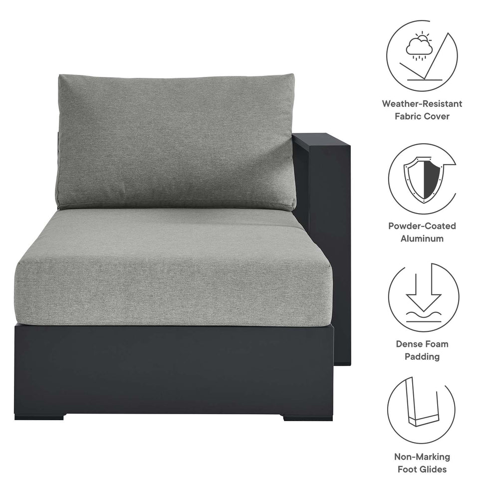 Tahoe Outdoor Patio Powder-Coated Aluminum Modular Right-Facing Chaise Lounge By Modway - EEI-6633 | Outdoor Sofas, Loveseats & Sectionals | Modishstore - 14