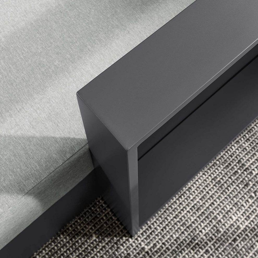 Tahoe Outdoor Patio Powder-Coated Aluminum Modular Right-Facing Chaise Lounge By Modway - EEI-6633 | Outdoor Sofas, Loveseats & Sectionals | Modishstore - 16