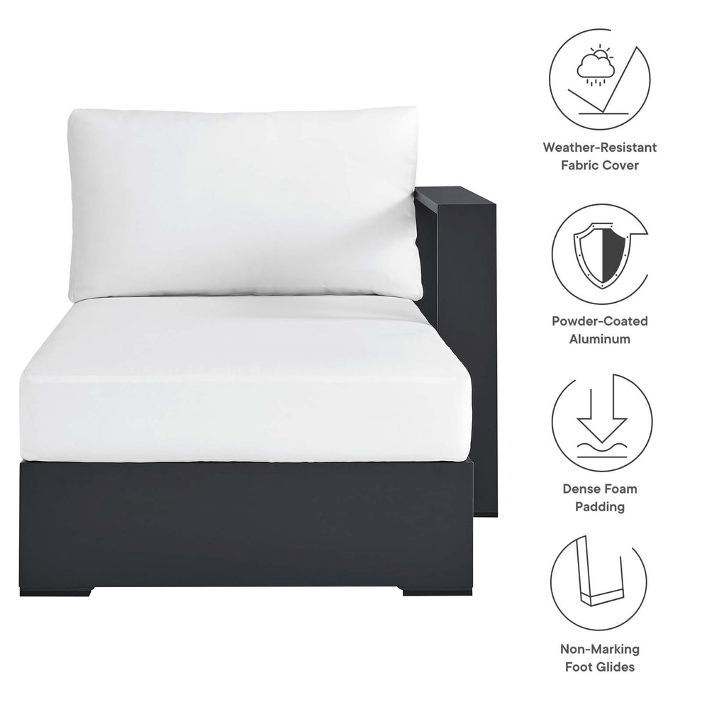 Tahoe Outdoor Patio Powder-Coated Aluminum Modular Right-Facing Chaise Lounge By Modway - EEI-6633 | Outdoor Sofas, Loveseats & Sectionals | Modishstore - 22