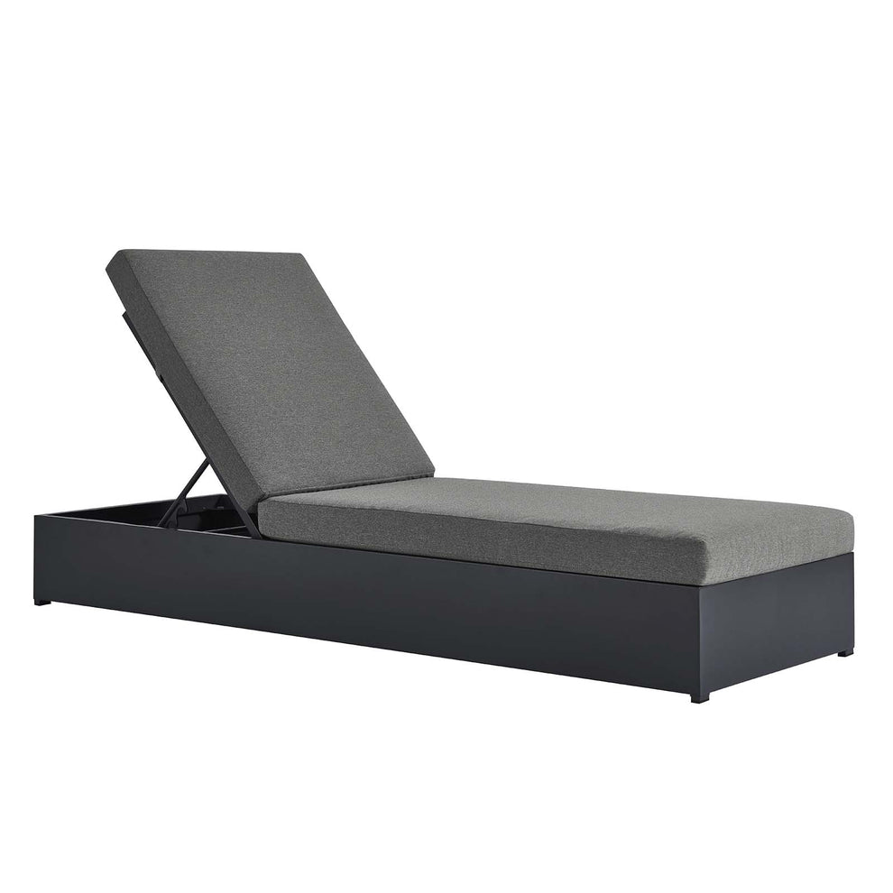 Tahoe Outdoor Patio Powder-Coated Aluminum Chaise Lounge Chair By Modway - EEI-6634 | Outdoor Chaise Lounges | Modishstore - 2