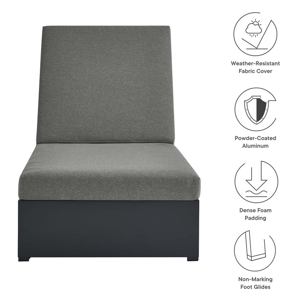 Tahoe Outdoor Patio Powder-Coated Aluminum Chaise Lounge Chair By Modway - EEI-6634 | Outdoor Chaise Lounges | Modishstore - 8