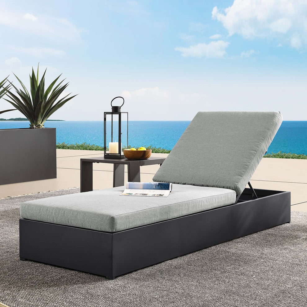 Tahoe Outdoor Patio Powder-Coated Aluminum Chaise Lounge Chair By Modway - EEI-6634 | Outdoor Chaise Lounges | Modishstore - 11