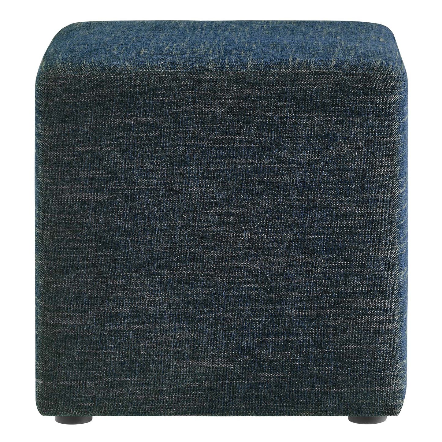 Callum 17" Square Woven Heathered Fabric Upholstered Ottoman By Modway - EEI-6636 | Ottomans | Modishstore - 3