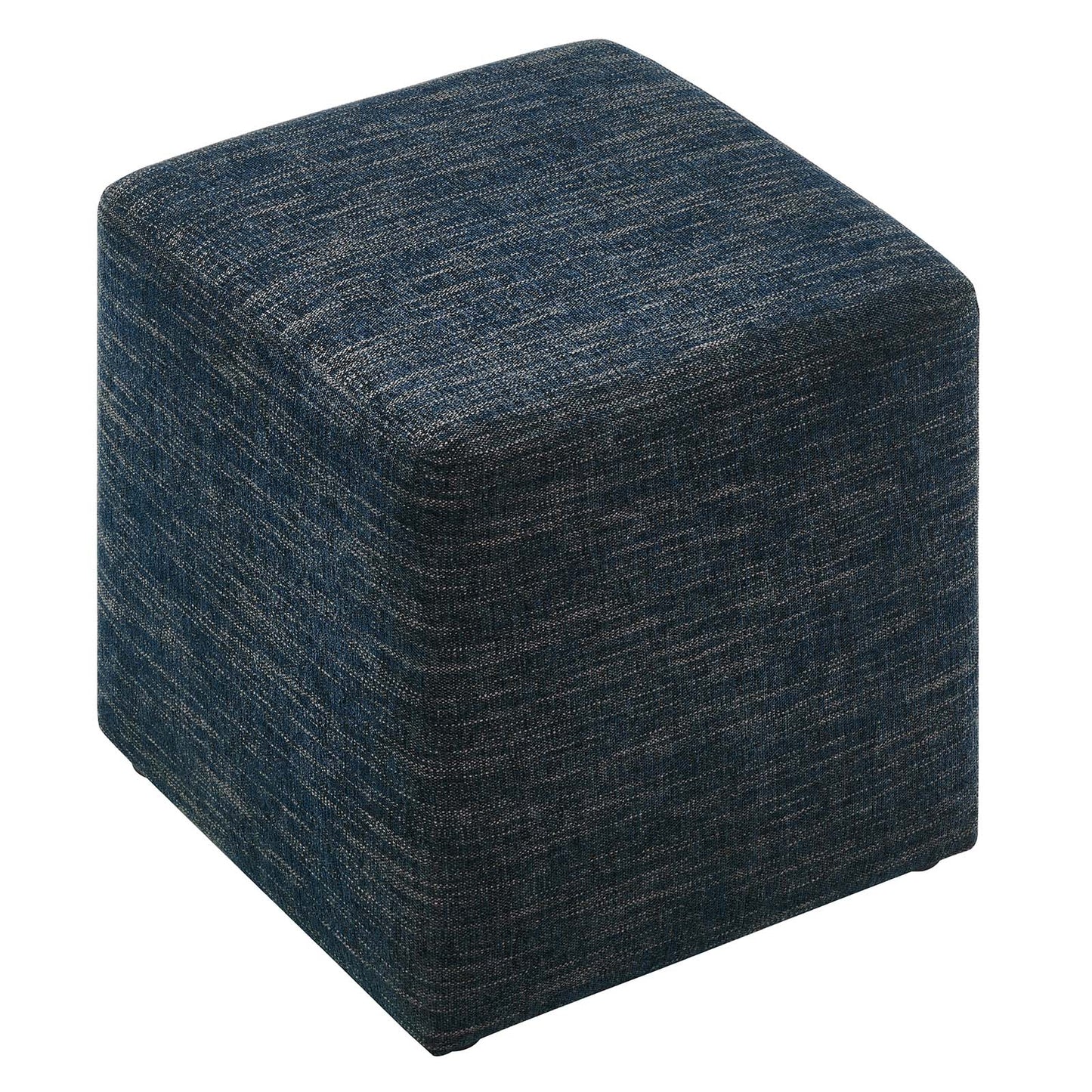 Callum 17" Square Woven Heathered Fabric Upholstered Ottoman By Modway - EEI-6636 | Ottomans | Modishstore - 4