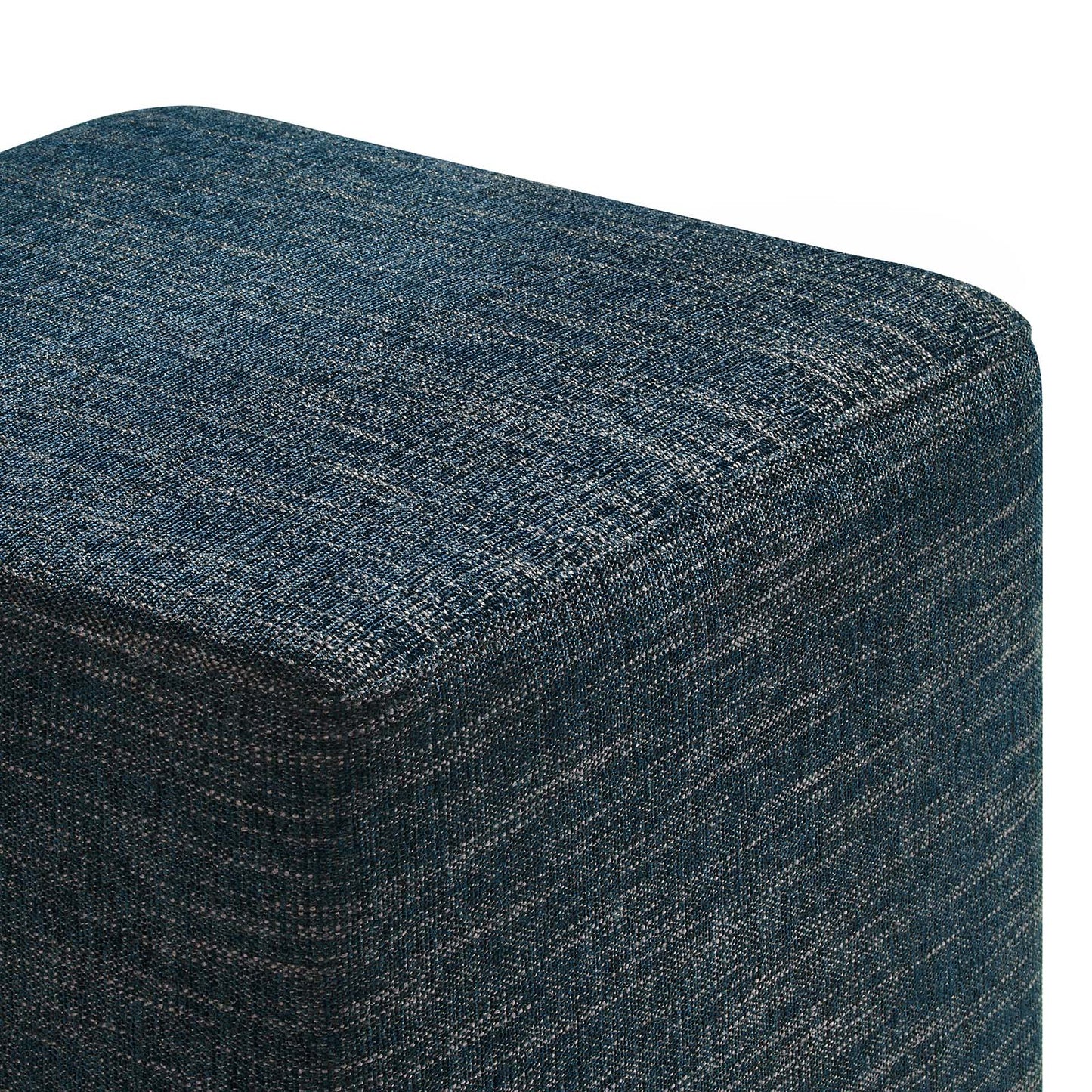 Callum 17" Square Woven Heathered Fabric Upholstered Ottoman By Modway - EEI-6636 | Ottomans | Modishstore - 5