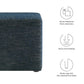 Callum 17" Square Woven Heathered Fabric Upholstered Ottoman By Modway - EEI-6636 | Ottomans | Modishstore - 7