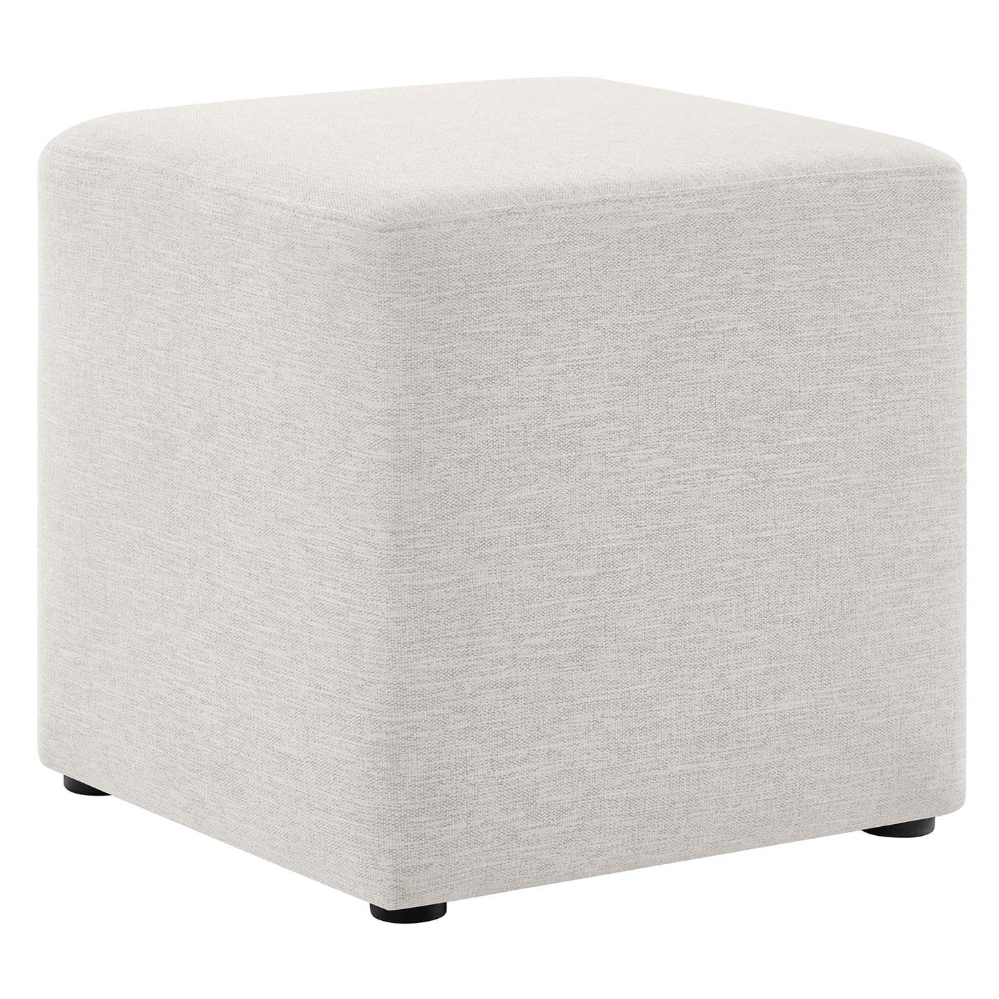 Callum 17" Square Woven Heathered Fabric Upholstered Ottoman By Modway - EEI-6636 | Ottomans | Modishstore - 9