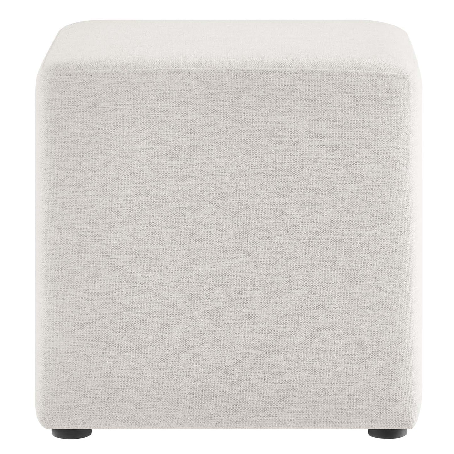 Callum 17" Square Woven Heathered Fabric Upholstered Ottoman By Modway - EEI-6636 | Ottomans | Modishstore - 10