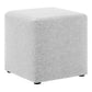 Callum 17" Square Woven Heathered Fabric Upholstered Ottoman By Modway - EEI-6636 | Ottomans | Modishstore - 17