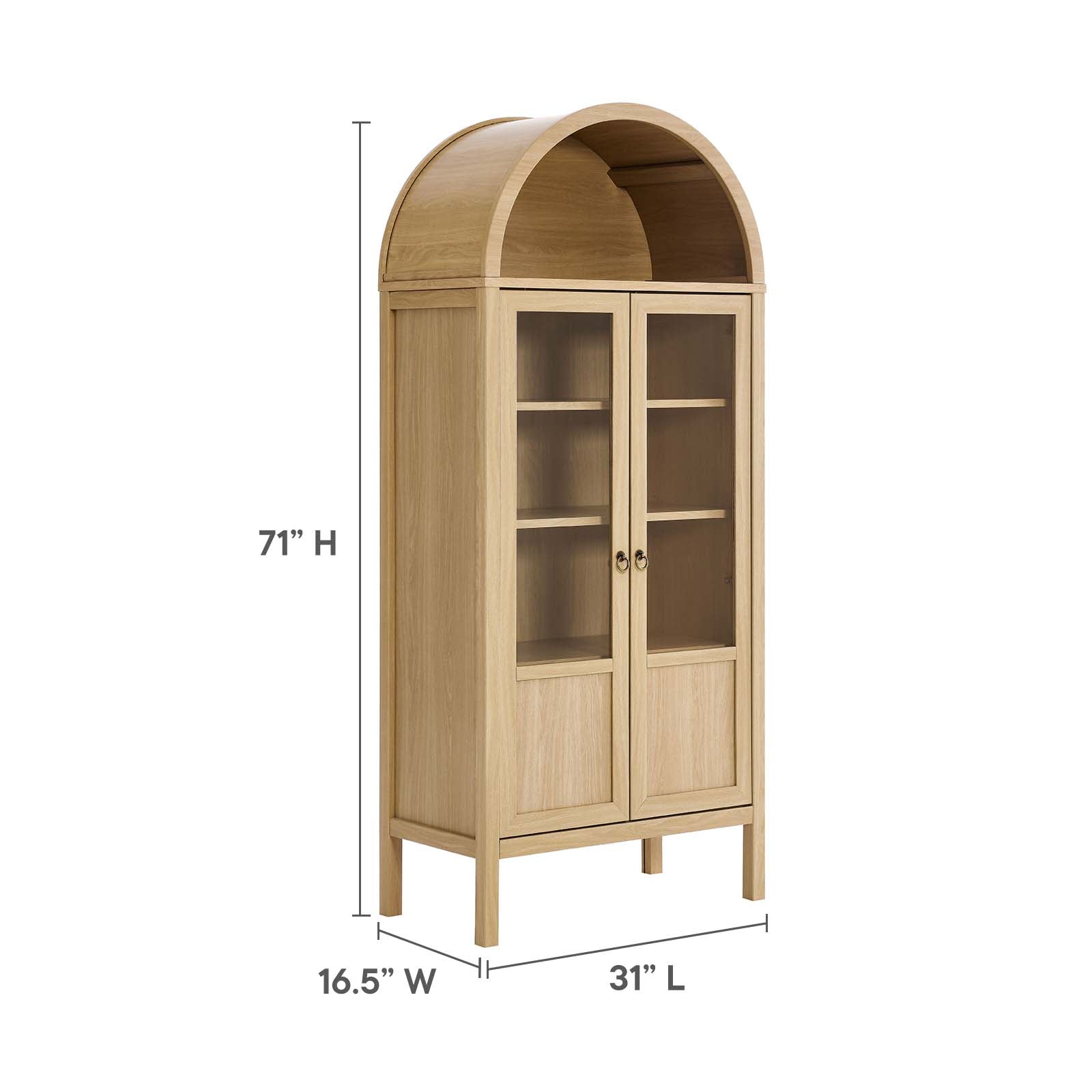 Tessa Tall Storage Display Cabinet By Modway - EEI-6638 | Cabinets | Modishstore - 8