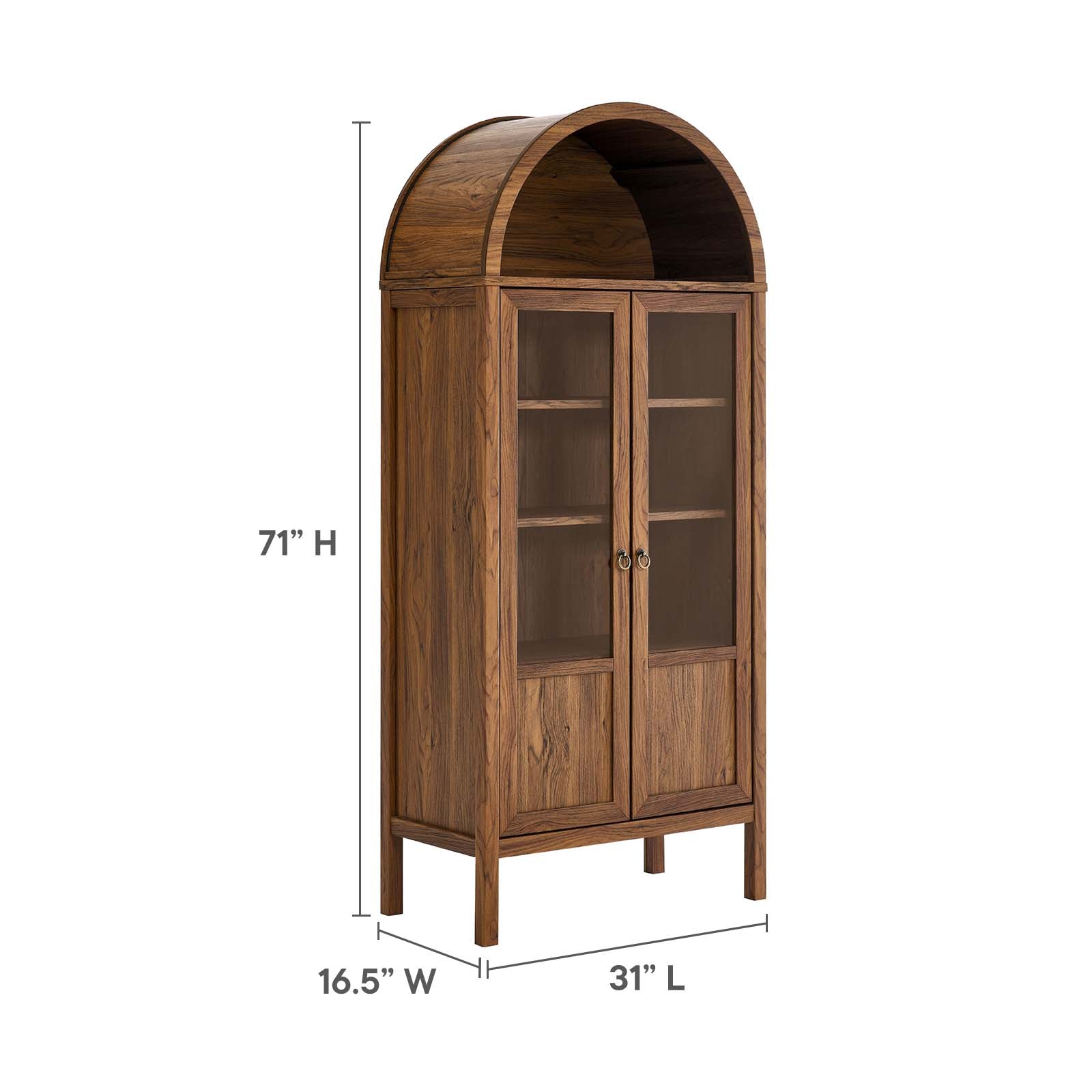 Tessa Tall Storage Display Cabinet By Modway - EEI-6638 | Cabinets | Modishstore - 16