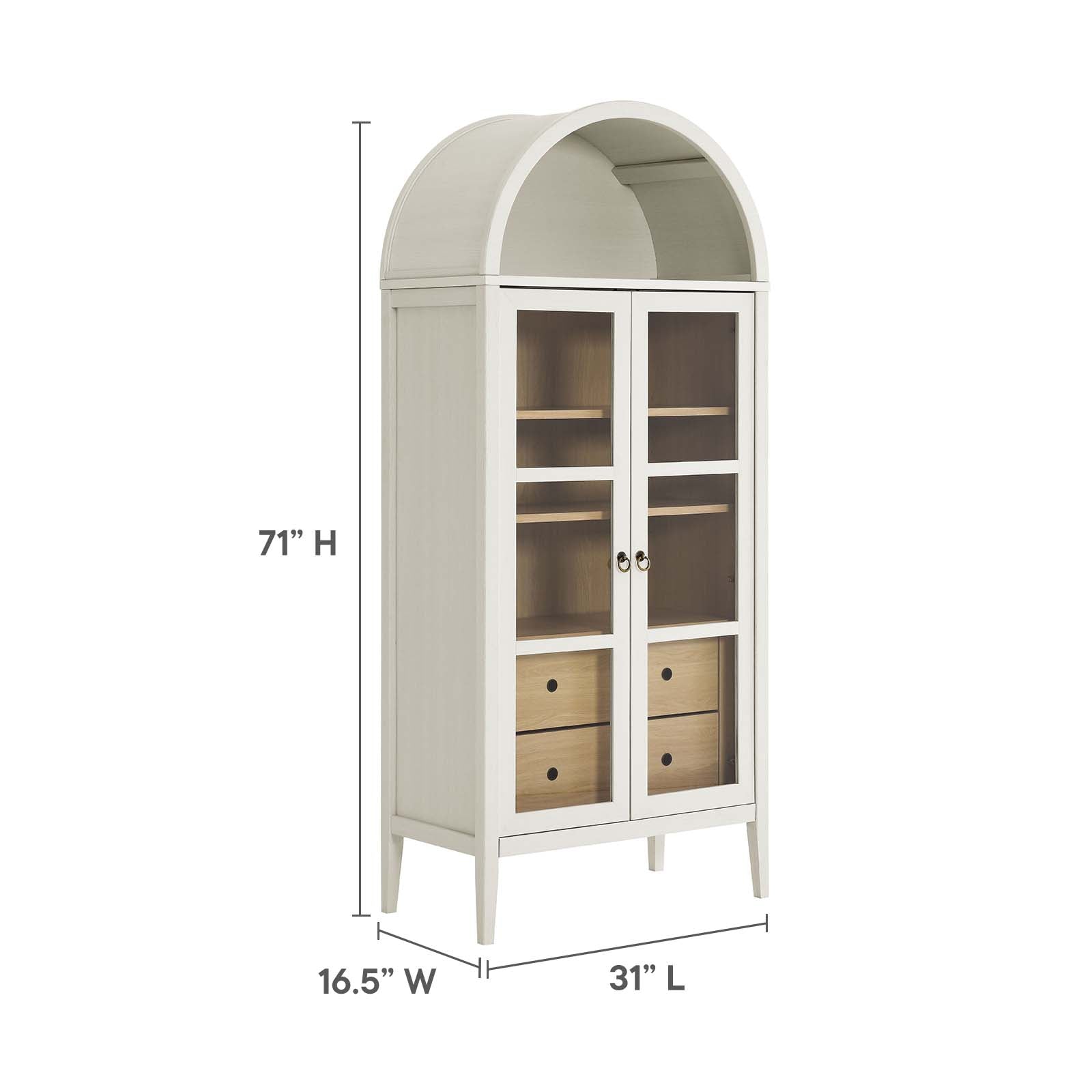 Nolan Tall Storage Display Cabinet By Modway - EEI-6639 | Cabinets | Modishstore - 18